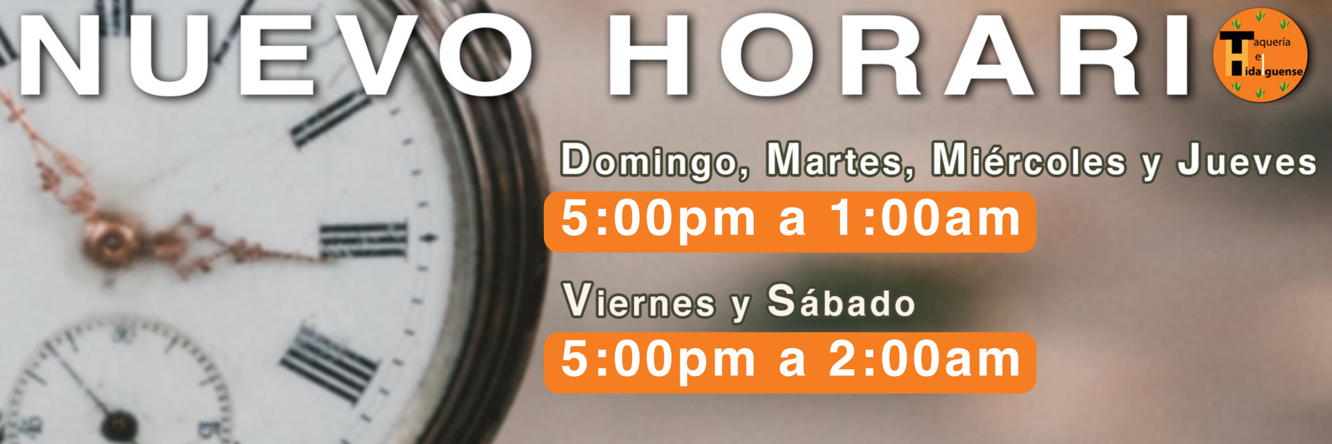 Nuevo Horario